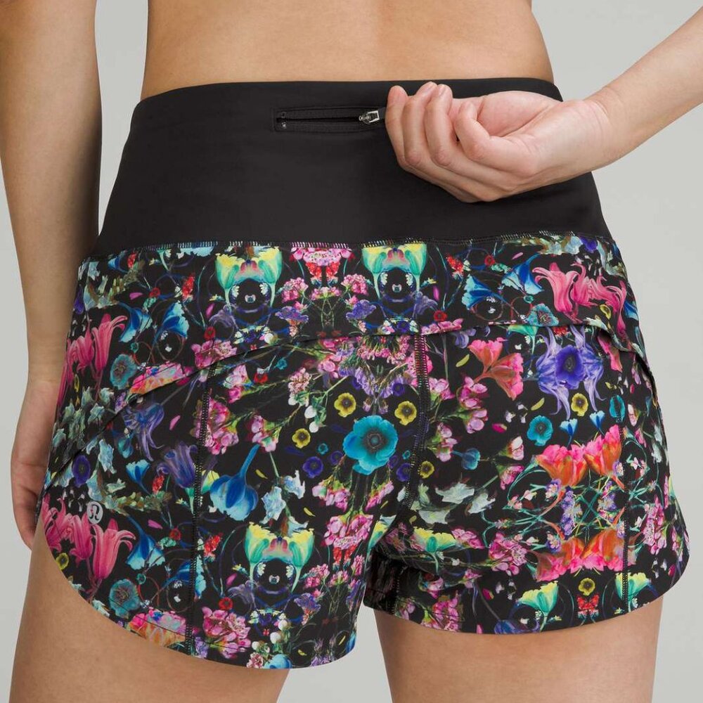Lululemon Athletica Speed Up High-Rise Lined Short 2.5" - Flowerscope